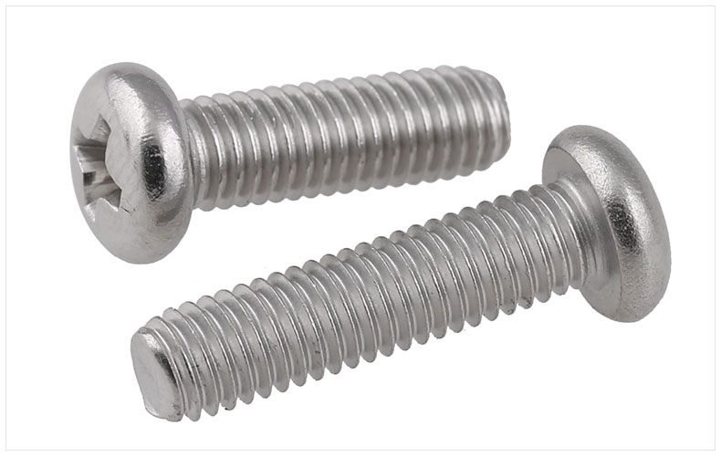 304不銹鋼螺絲 半圓頭十字槽螺栓 盤頭機牙開關(guān)螺絲釘