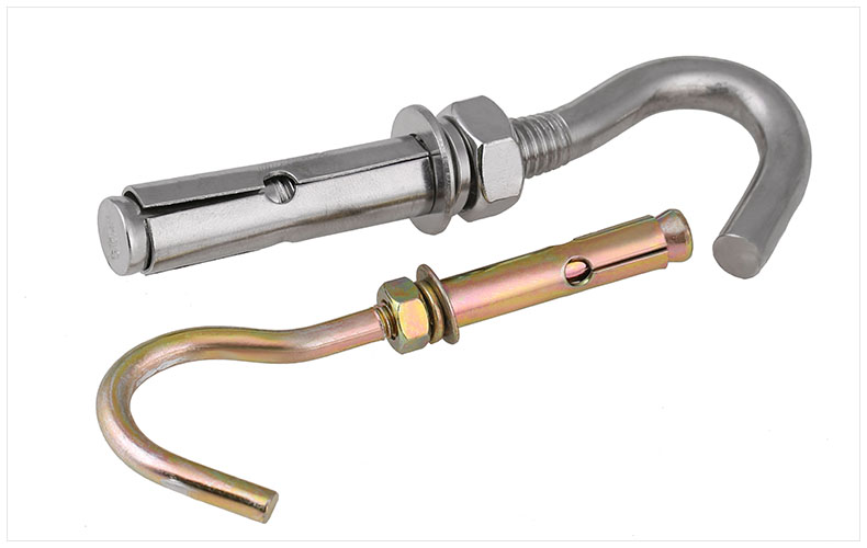 304不銹鋼膨脹螺絲掛鉤 萬能膨脹鉤井蓋窨拉爆帶鉤吊鉤4