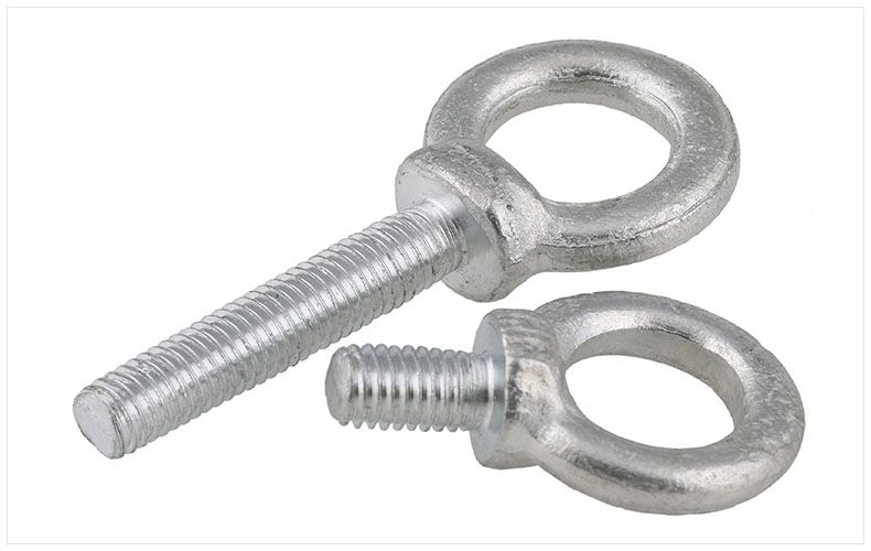 鍍白鋅吊環(huán)螺絲 加長(zhǎng)吊環(huán)螺栓 圓環(huán)螺絲釘4