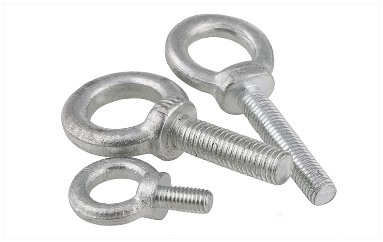 鍍白鋅吊環(huán)螺絲 加長(zhǎng)吊環(huán)螺栓 圓環(huán)螺絲釘