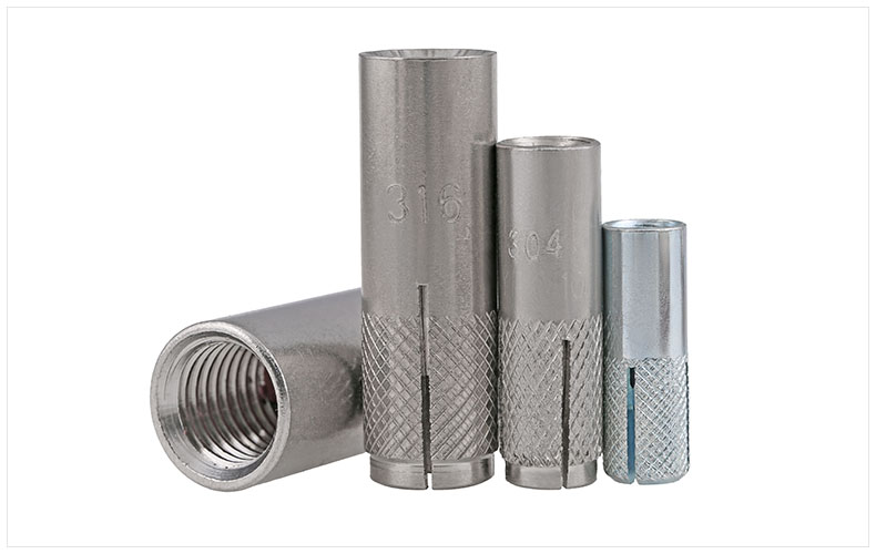 不銹鋼膨脹螺絲碳鋼頂爆國標平爆壁虎內膨脹螺栓隱形拉爆