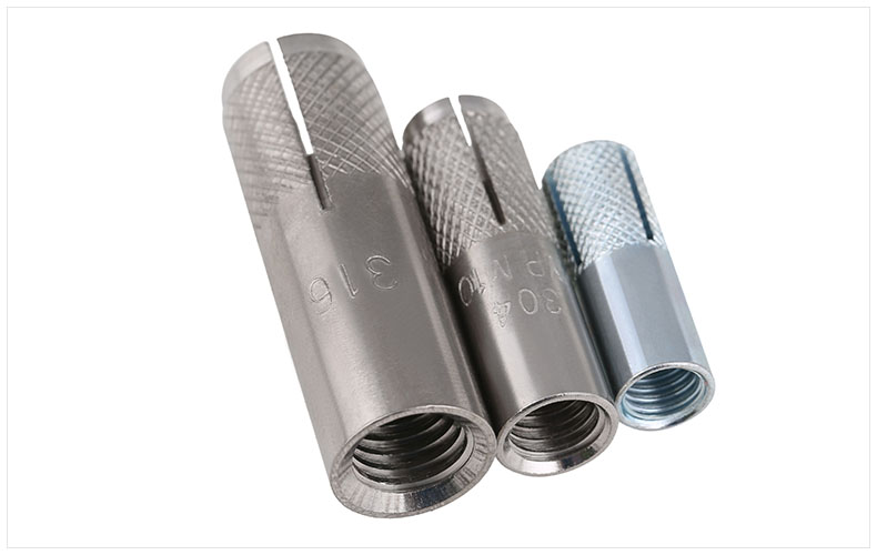 不銹鋼膨脹螺絲碳鋼頂爆國標平爆壁虎內膨脹螺栓隱形拉爆3