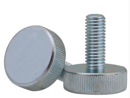 GB835平頭手?jǐn)Q螺絲 滾花大圓頭螺栓 手緊調(diào)節(jié)螺絲釘M6 M8 M102