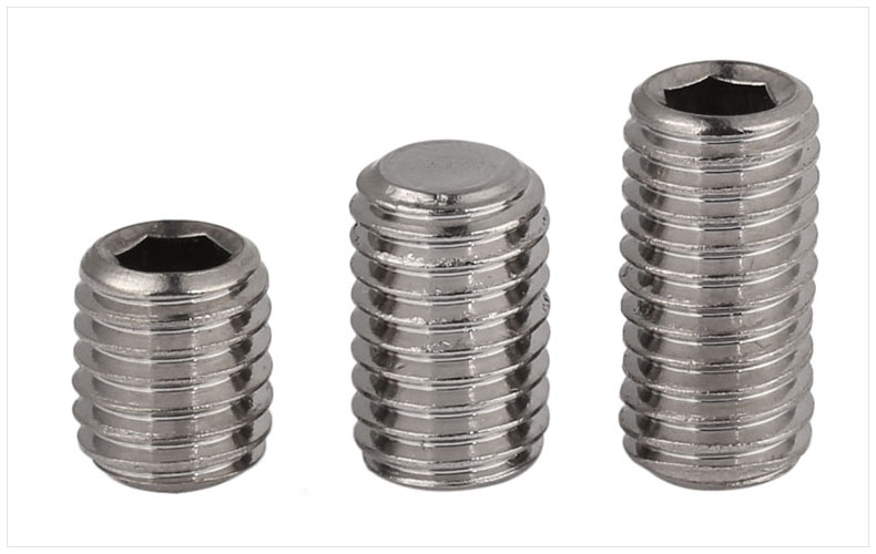 不銹鋼內(nèi)六角緊定螺絲 無頭機米