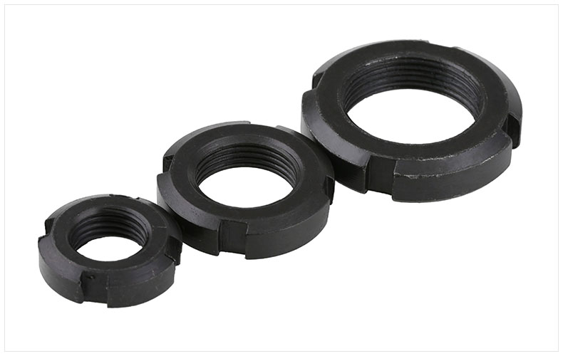 標(biāo)準(zhǔn)國(guó)標(biāo) GB812圓螺母 開(kāi)槽螺母 止退螺母 四槽螺母7