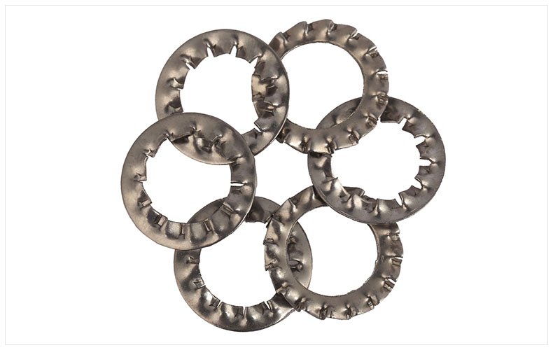 不銹鋼鎖緊墊圈 外內(nèi)鋸齒墊多齒防滑止動防松墊片2
