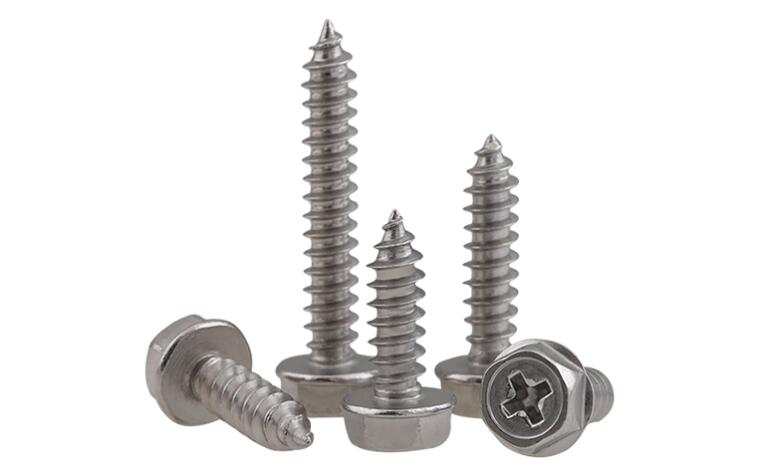 304不銹鋼十字外六角自攻螺絲