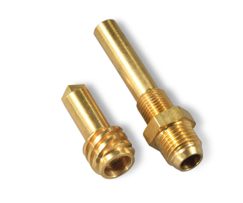 PIN針銅柱螺母公母頭數控加工-2